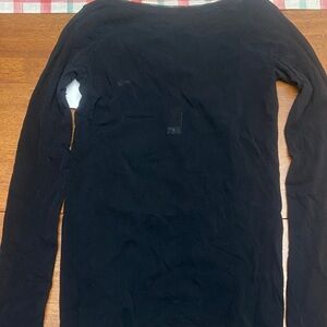 Jean Paul Gaultier Elegant Black Long Sleeve Tee